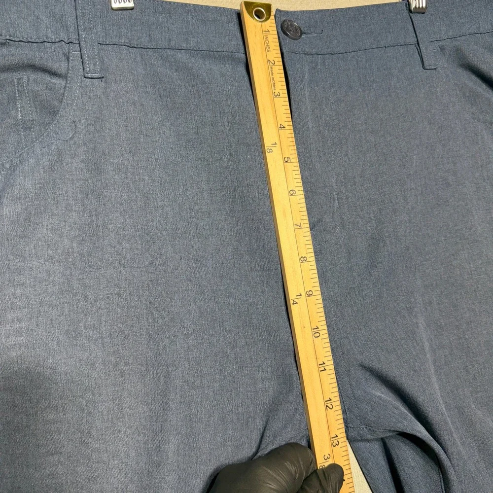TravisMathew Pants Men 42x32 Blue Straight Open to Close Golf Performance 1MT435